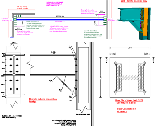 Opening portal frame design p1